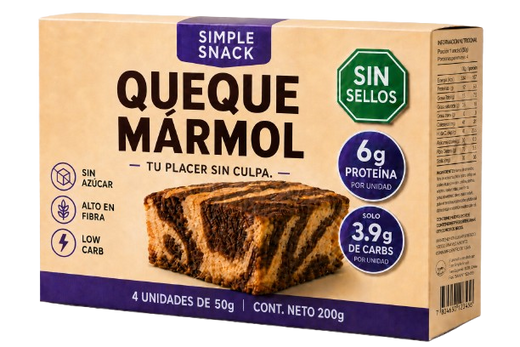 Queque Marmoleado