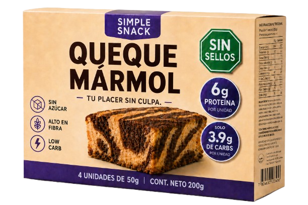 Queque Marmoleado